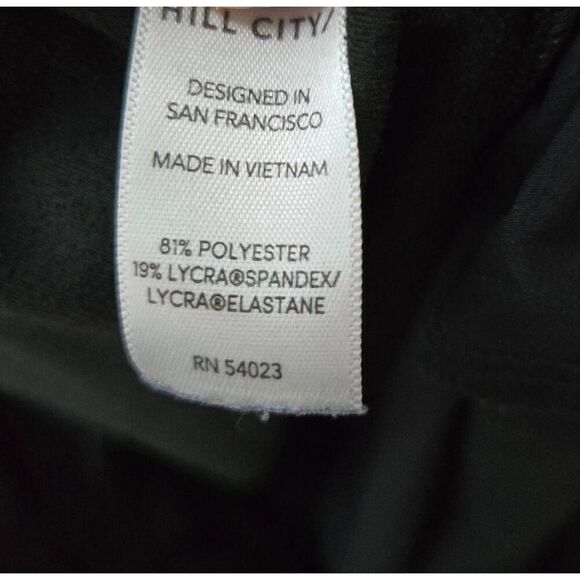 Hill City Midweight Train Pants Size Medium Black Jogger - Picture 6 of 6